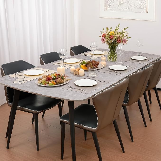 Vinyl Placemats Set of 6, Dual Sided Place Mats - Image 8
