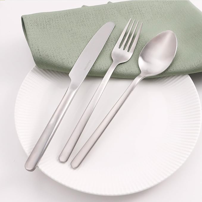 40 Piece Silverware Set, Flatware Set - Image 8