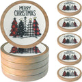 Christmas Tree Coasters for Drinks, Minacun Absorbent Coaster Set of 5 by Unknown