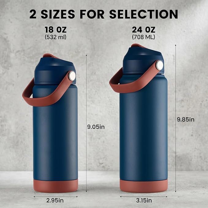 Fijinhom 18 oz Insulated Water Bottle - Image 2
