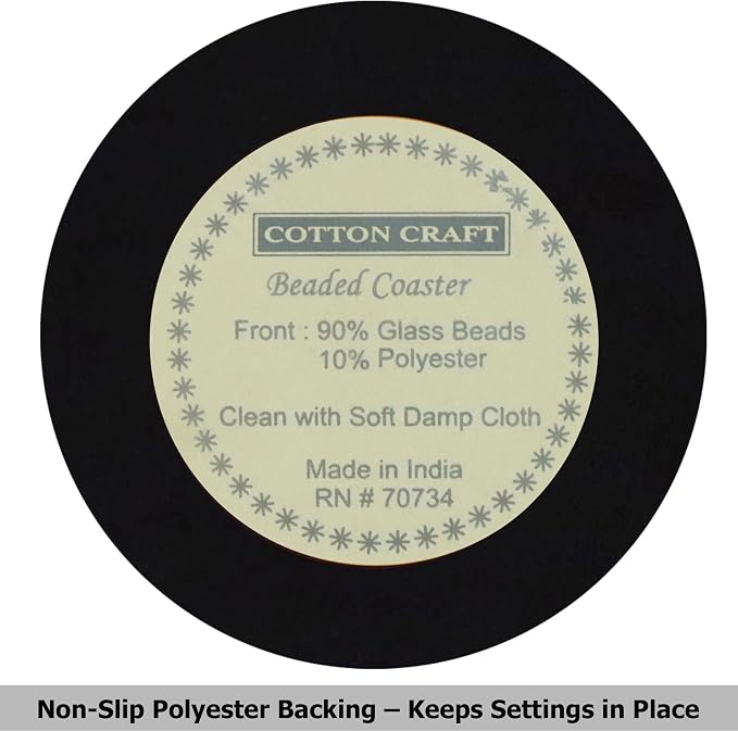 COTTON CRAFT Halloween Beaded Coasters - Image 7