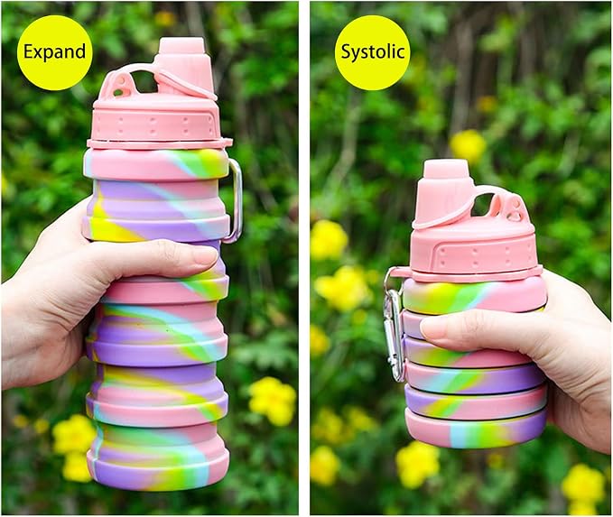 Collapsible Water Bottles Travel water bottle Sports Portable Sport Water - Image 5