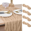 Champagne Cheesecloth Table Runner Cheese Cloth Wedding Birthday Home Decor | by Joanlody