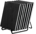 Juvale Square Black Slate Coasters Set by Juvale
