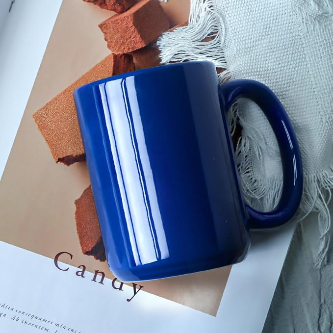 16 OZ Coffee Mugs, Classic Blank Ceramic Cup - Image 5