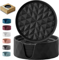 Silicone Drink Coasters Set of 6, Desk Cup Coaster | Prevents by Wingcases