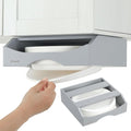 10-inch Paper Plate Dispenser Under Cabinet, Bamboo Paper Plate Holders by CKIU