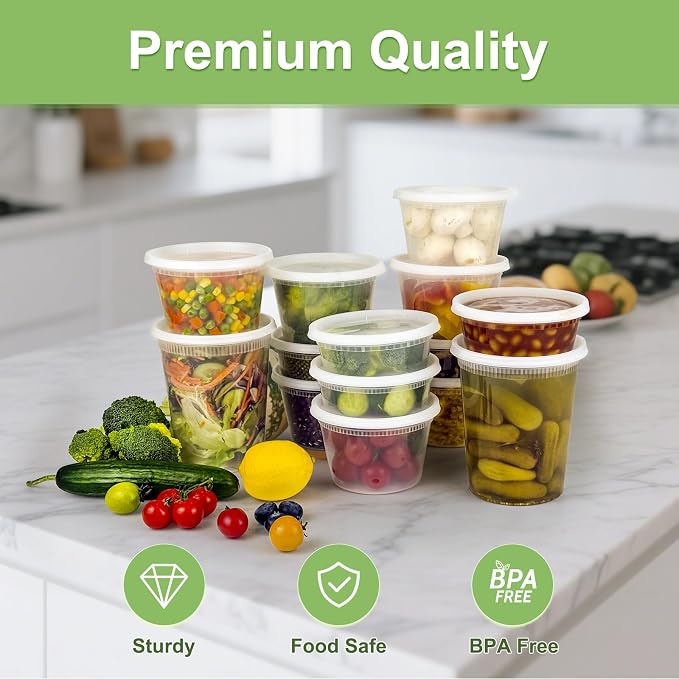 Dipoo 40 Sets Deli Containers - Image 4