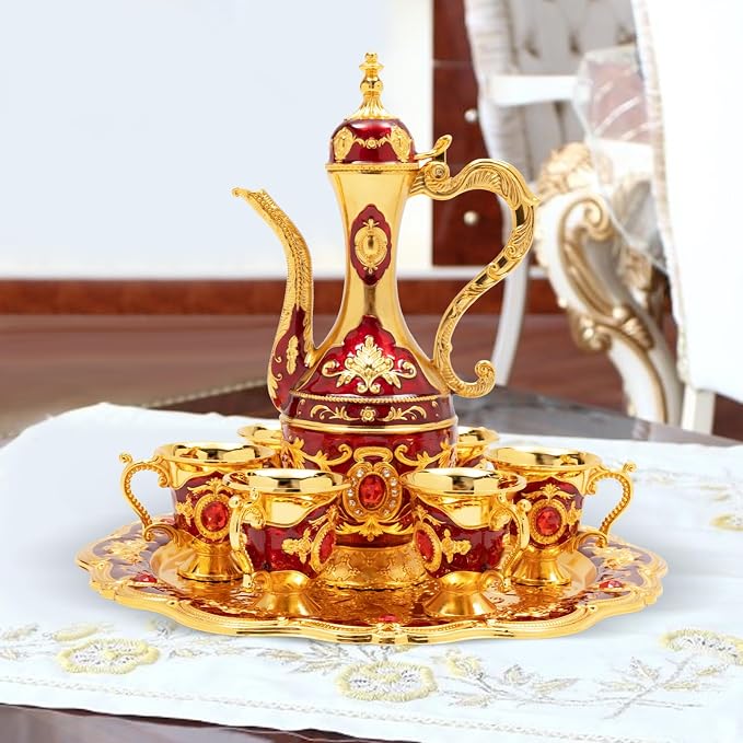 Turkish Tea Set, Vintage Coffee Pot - Image 4