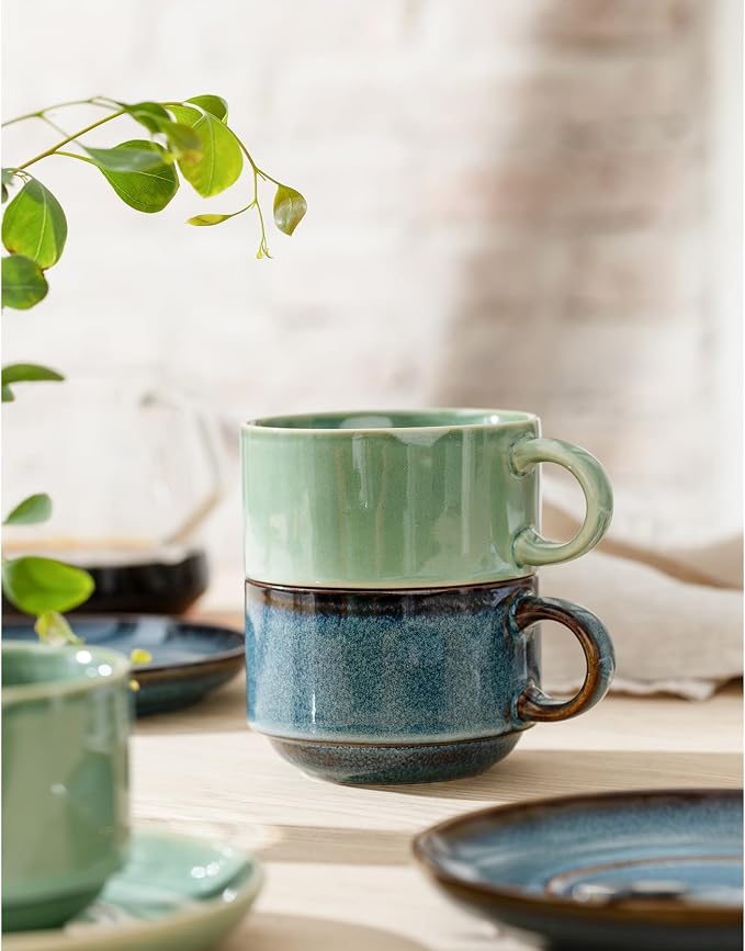 Ceramics 10oz Cappuccino Cups - Image 7