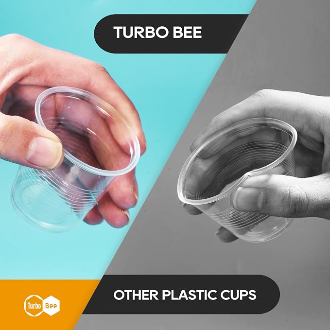 3oz Disposable Plastic Cups 500 Pack, Small Mouthwash Cups, Bulk Sample Tumblers - Image 6