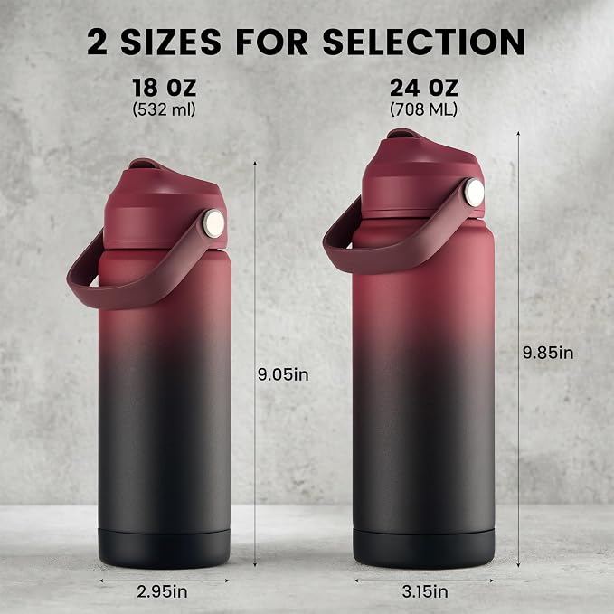 Fijinhom 18 oz Insulated Water Bottle - Image 3