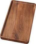 VERTORGAN Acacia Wood Serving Tray, 13.8x7.9 Inch Trays, Home Decor | Coffee by VERTORGAN