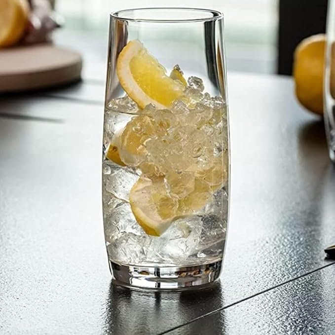 Krosno Blended Long Drink Glasses | Set of 6 | 13.9 oz | Tall Drinking Glasses - Image 6