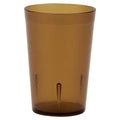 GET 8 oz Amber Plastic Tumbler | Dishwasher safe, Shatterproof, Restaurant by GET