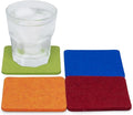 Graf Lantz - Bierfilzl Merino Wool Square Coasters Set of 4 - Carnival - by GrafLantz