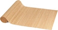 BambooMN Carbonized Bamboo Matchstick Table Runner, 2 Pieces | Natural by BambooMN