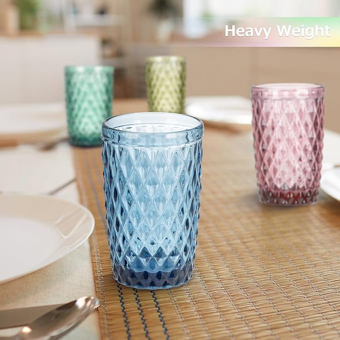 Topsky Highball Drinking Glasses Set of 6, 12 oz Colored Glassware - Image 2