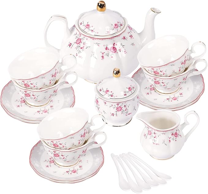 fanquare Vintage Porcelain Tea Set by fanquare