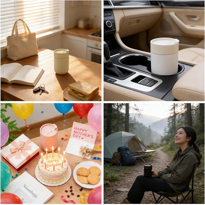 Single‑Wall Ceramic Travel Mug - Image 6