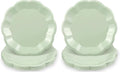 NatNarr 30pcs Sage Green Paper Plates, 9inch Scalloped Sage Green Dessert by NatNarr