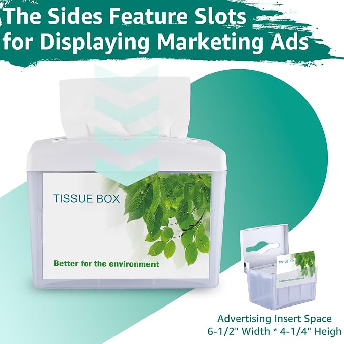 Commercial Napkin Dispenser, Space-Saving Tabletop Design, Easy Access to - Image 4
