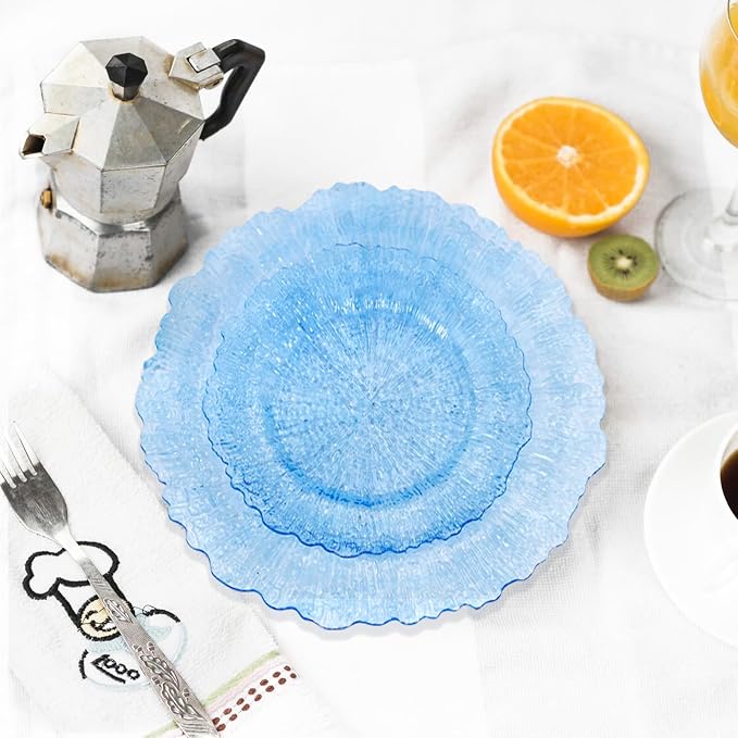 U-QE 60PCS Clear Blue Plates - Image 7