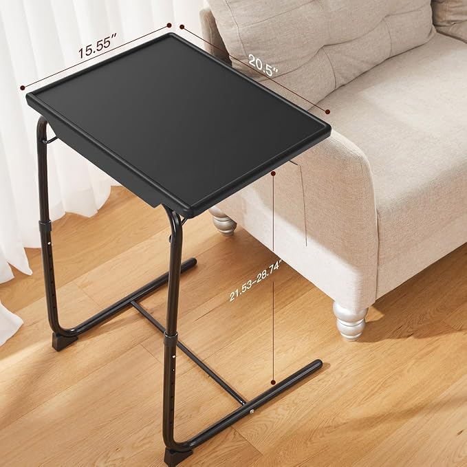 HUANUO Adjustable TV Tray Table - Image 3