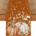 Artoid Mode 210 GSM Fall Table Runner 13x36 Inch Home Party Decor | Orange by ArtoidMode
