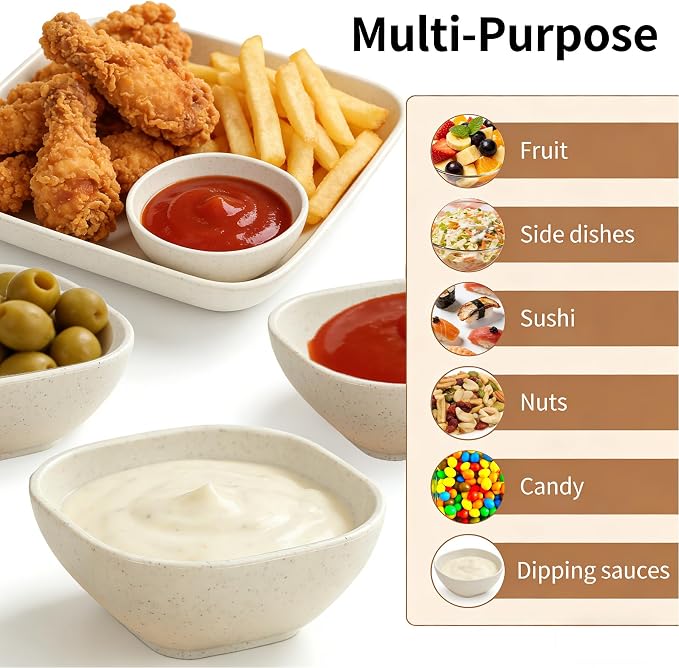 Dipping Bowls, Sauce Cups, Sauce Bowls, Small Bowls - Image 6