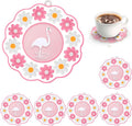 Conisy Flower Coasters for Drinks by conisy
