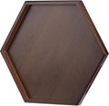 Hexagon Serving Trays & Platters, 11.8" Charcuterie Platter, Cafeteria Trays by JIMMYLUCKY