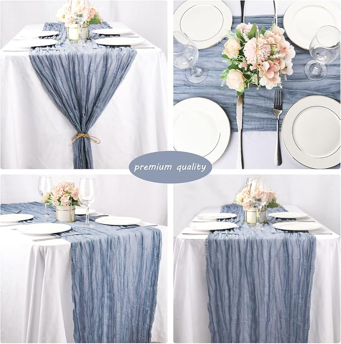 12 Pack Boho Gauze Table Runner 35x72 Inch - Image 5