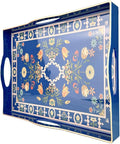 Boho Blue Decorative Tray, Serving Tray by Umisriro