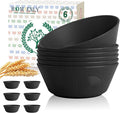 Cereal Bowl, Large Soup Bowl Set, Wheat Straw Bowl - 36oz Bowl Set by HOMIENLY