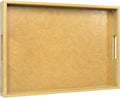 20 x 14 inches Leather Rectangle Serving Tray by Unknown