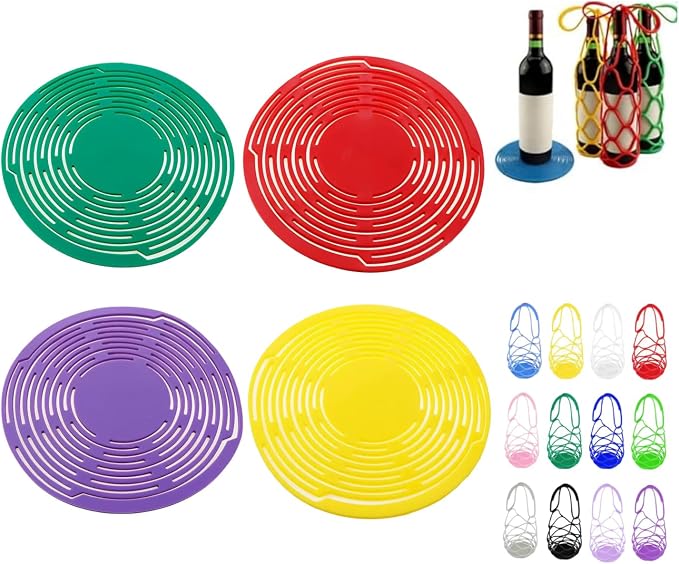 Multi-Use Silicone Storage Bag & Organizer, Silicone Wine Carrier, Portable by Unknown