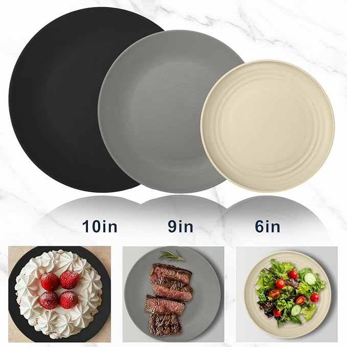 40Pack plates and bowls sets for dinner - Image 2