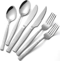 Silverware Set of 24 Stainless Steel Flatware Set by X-zrew