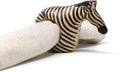 KWF012 Z - Handcarved Mahogany Napkin Ring Holders - Zebra Set of 6 by Global+Crafts