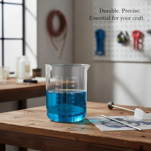 1000mL Shatter-Resistant Plastic Beaker - Image 2