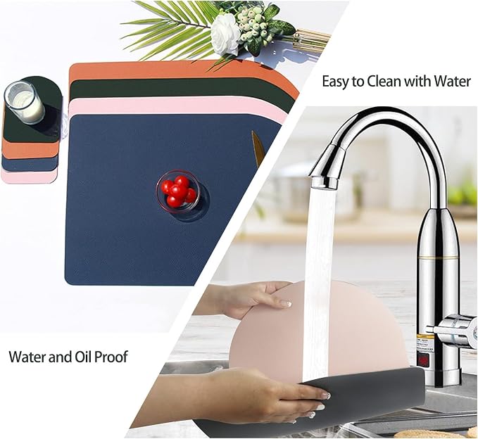 Reversible Faux Leather Placemats - Image 4