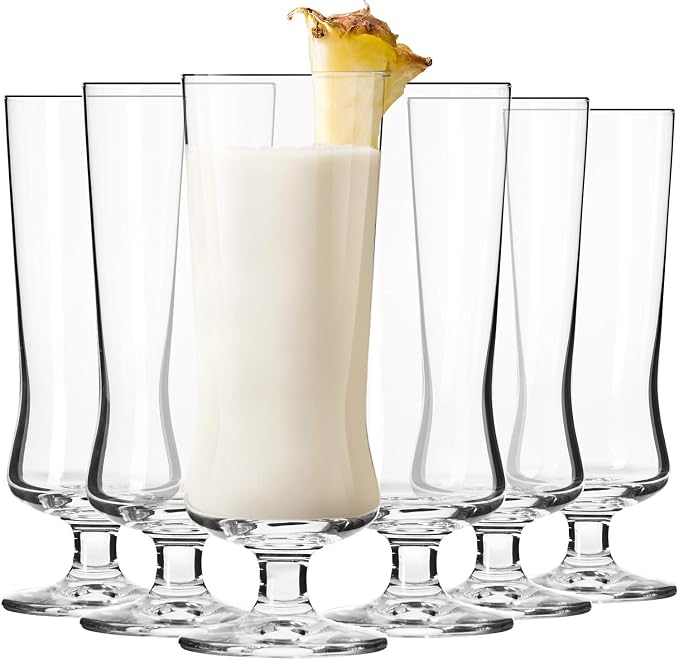 Krosno Cocktail & Long Drink Glasses, 10.1 oz, Avant-garde Collection – Pina by Krosno