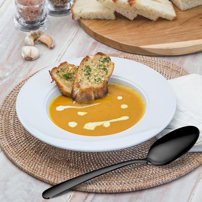 Hunnycook 20-Piece Black Silverware Set - Image 7