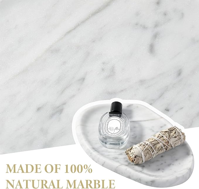 Luxurious Natural Marble Vanity Tray - Image 5