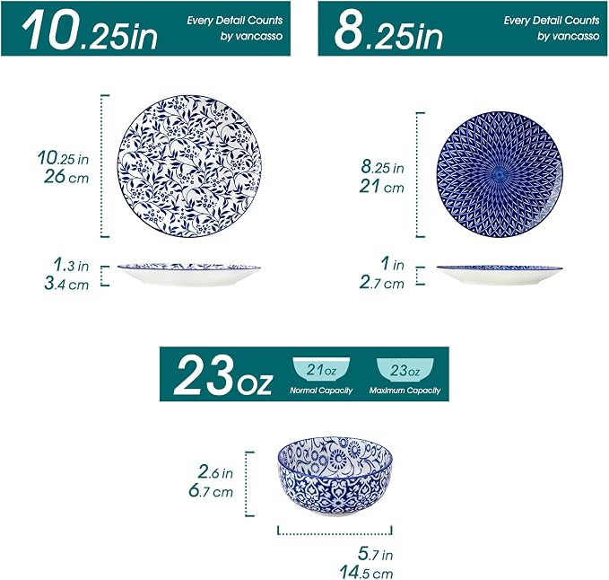 vancasso SELENE Plates and Bowls Set - Image 2