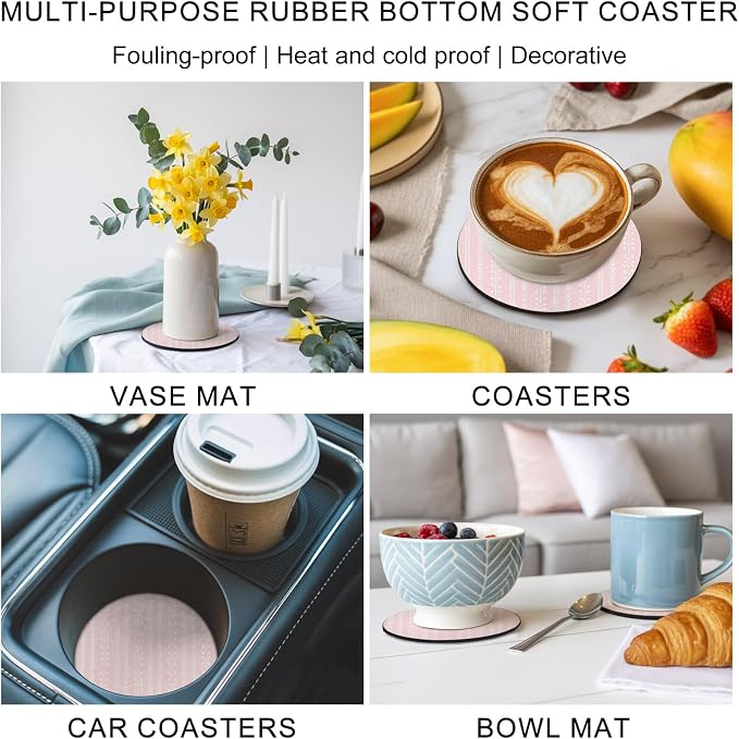 Spring Botancial Coasters Set of 4, Absorbent Coasters - Image 6