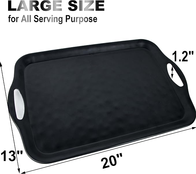 ECOIOU 20x13 inch Extra Large Serving Tray - Image 2