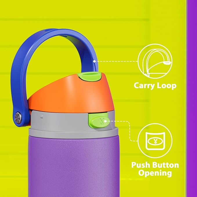 24 oz Insulated Water Bottle for Women: Meoky Stainless Steel Metal Water Bottle - Image 5