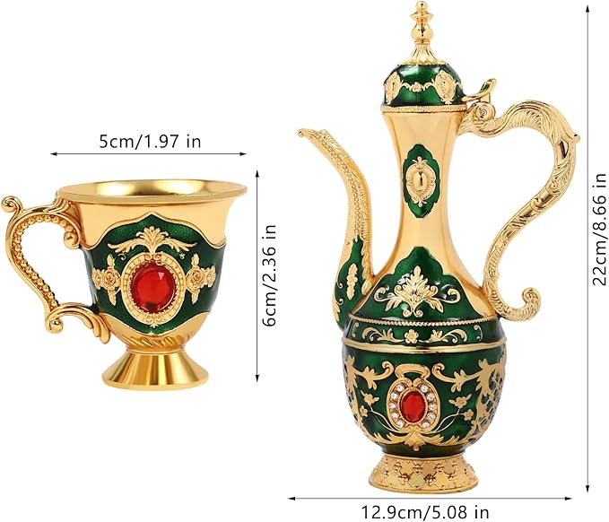 Turkish Tea Set, Vintage Coffee Pot - Image 5